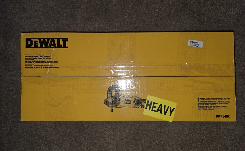 DEWALT Buffer Polisher, 7”-9”, 12 amp, Variable Speed Dial 0-3,500 RPM’s,DWP849X gallery