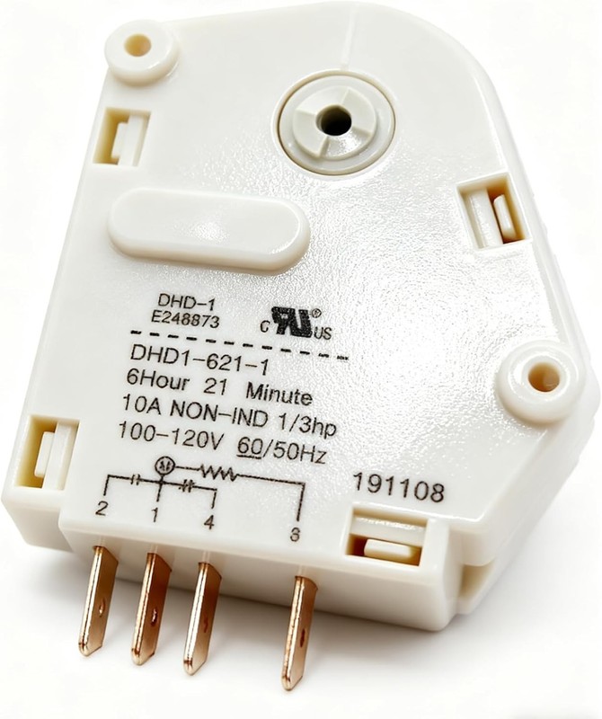 Universal Refrigerator Defrost Timer - 6 Hr 21 Min for Major Brands like Amana gallery