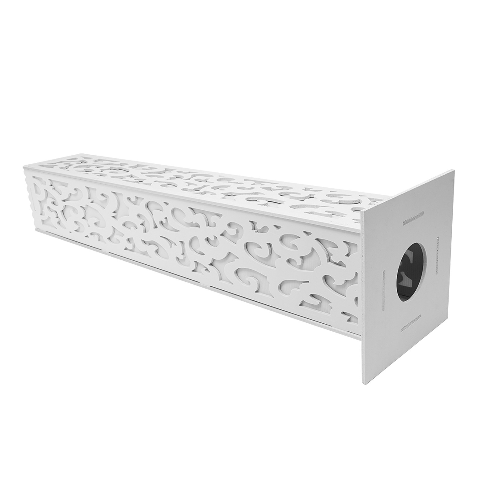8Pcs Elegant White Flower Columns with LED Lights for Weddings & Events gallery