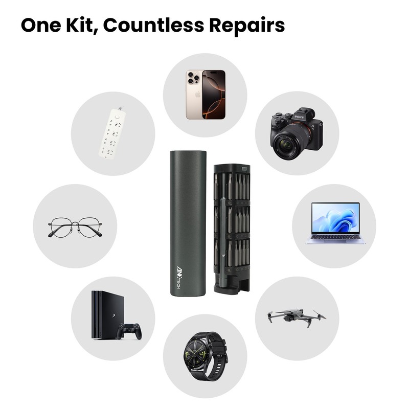 ANXTECH 46 in 1 Precision Screwdriver Set Mini Tool Kit for DIY Home Electronics gallery