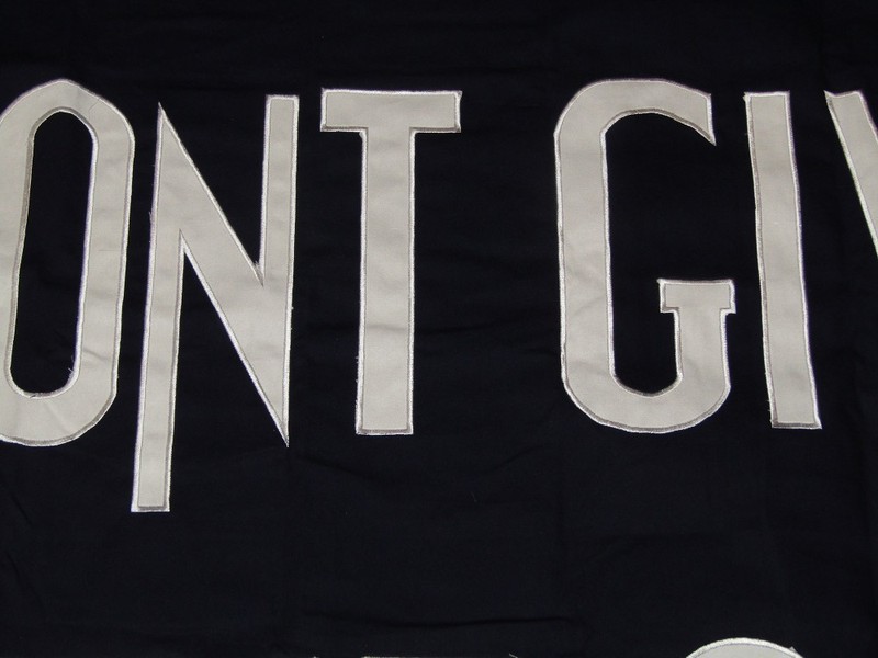 2x3 Embroidered Commodore Perry Don't Give Ship #1 100% Cotton Flag 3'x2' gallery