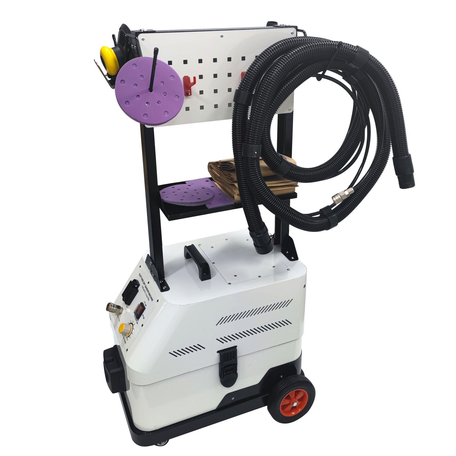 F7 Pneumatic Two Senders Dust Free Sanding Machine Car Repair110V 1400W 12000rpm gallery