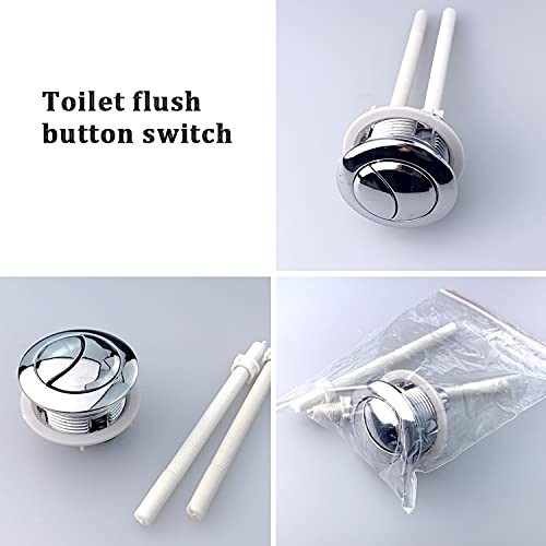 3-Pack Dual Push Toilet Flush Buttons – 38mm Tank Lid Replacement Set gallery