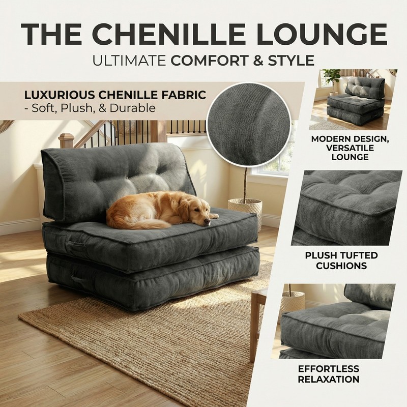 Single Folding Sofa Bed, Convertible Sleeper Chair Bed Boneless Couches Sofa gallery