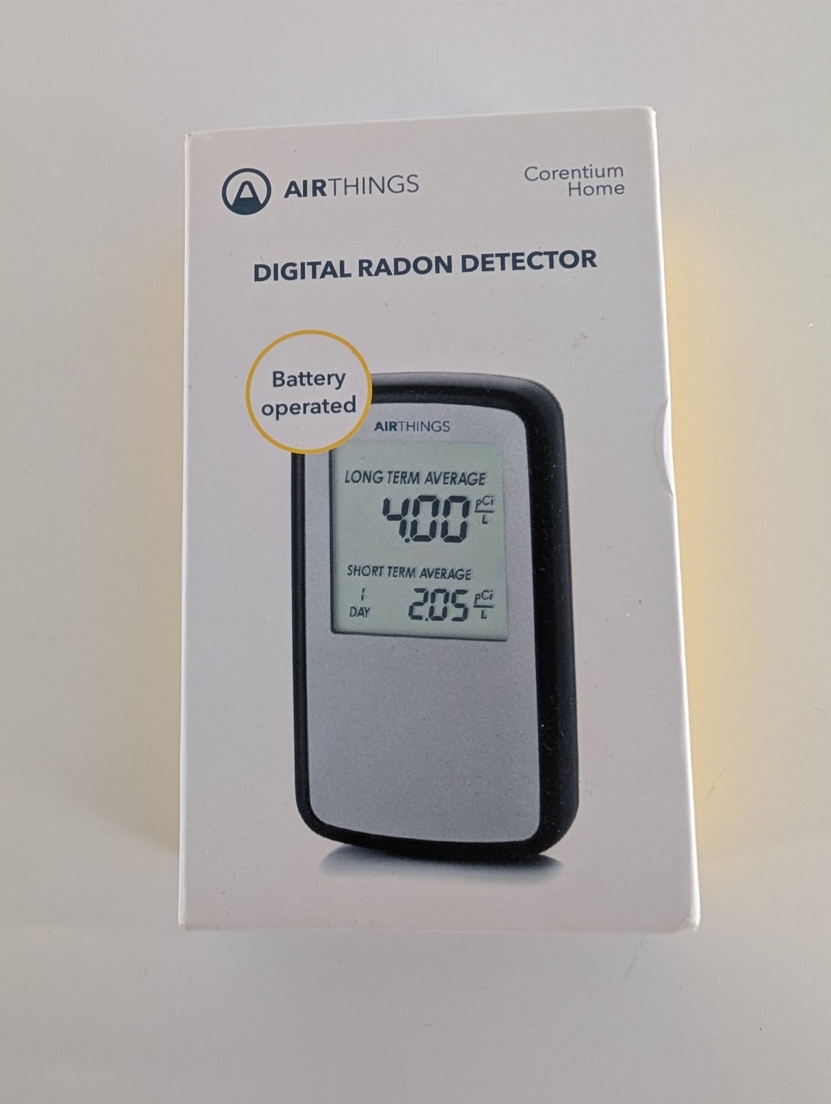 Airthings 223 Corentium Home Radon Detector Sealed gallery