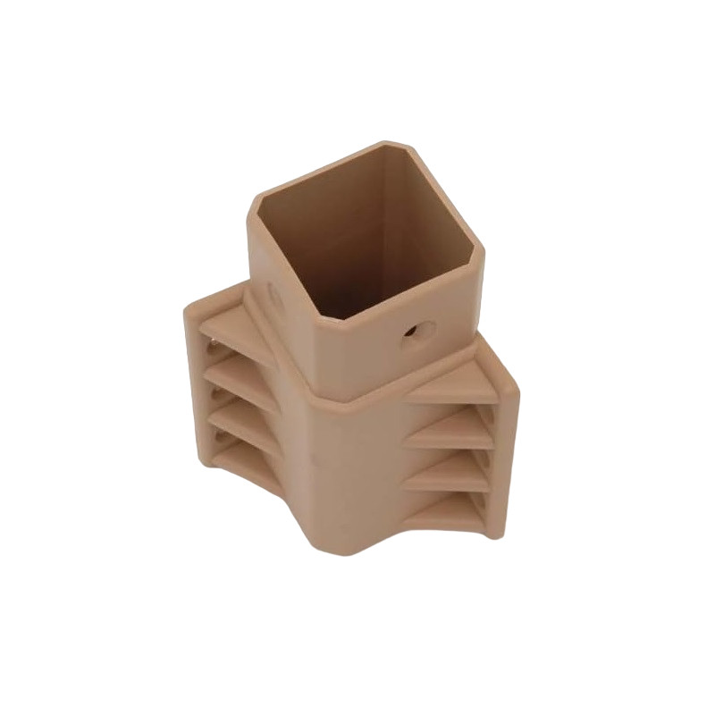 Brown Plastic #5050 Square Leg Corner Block, Set of 4 gallery