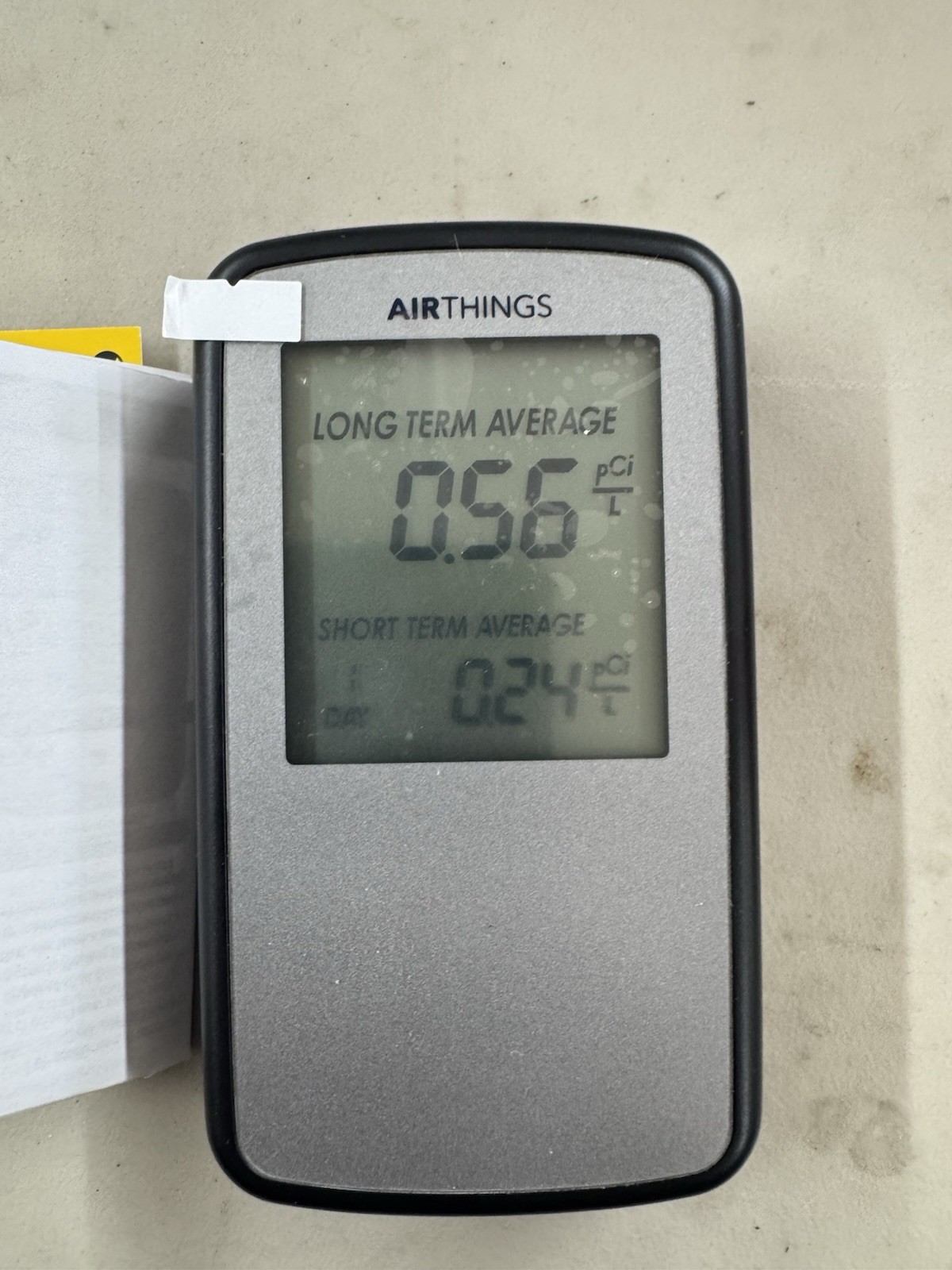Airthings Corentium Home Digital Radon Gas Detector - TESTED & WORKING gallery
