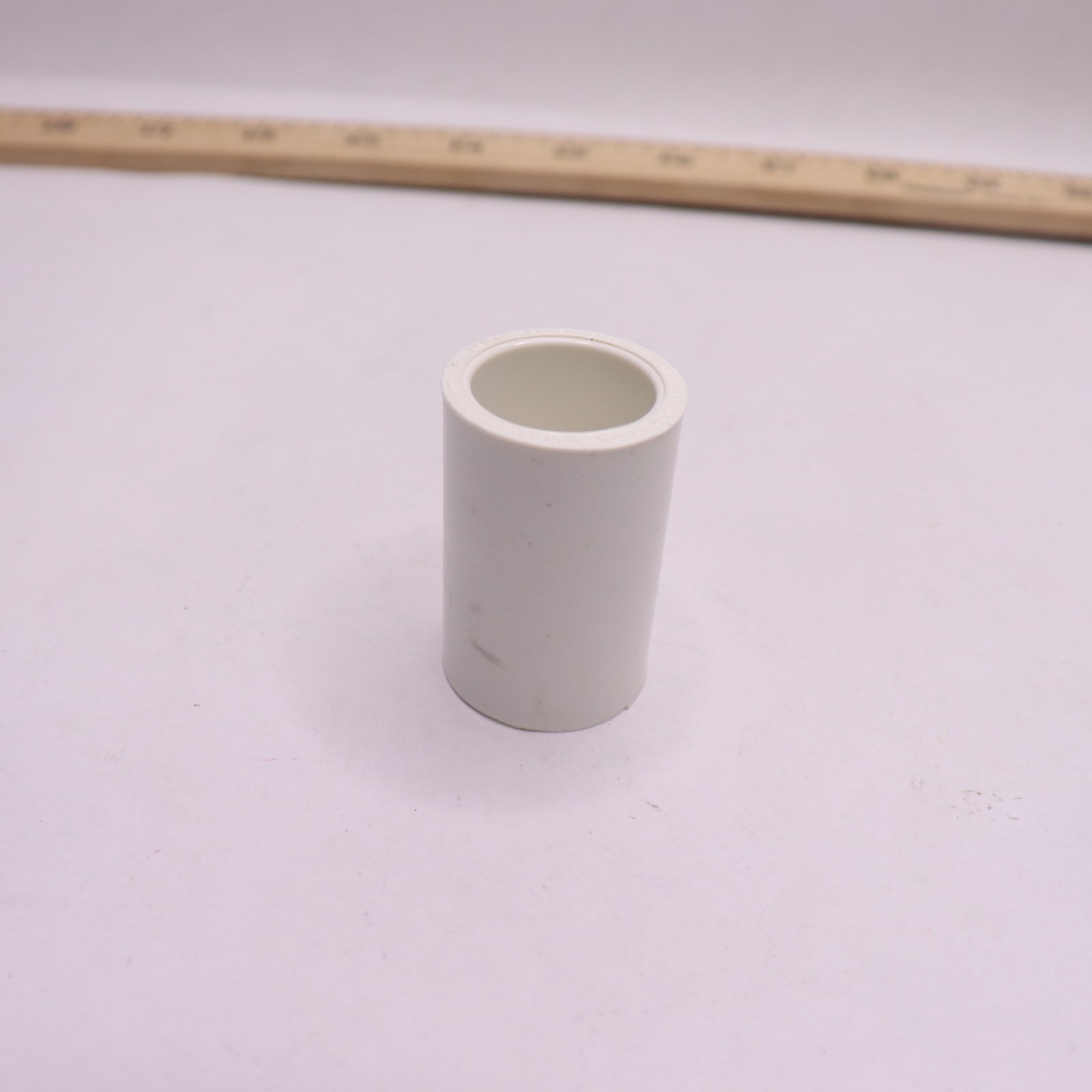 (35-Pk) Charlotte Coupling PVC White Sch40 S x S 1/2" CPF21000635HD gallery