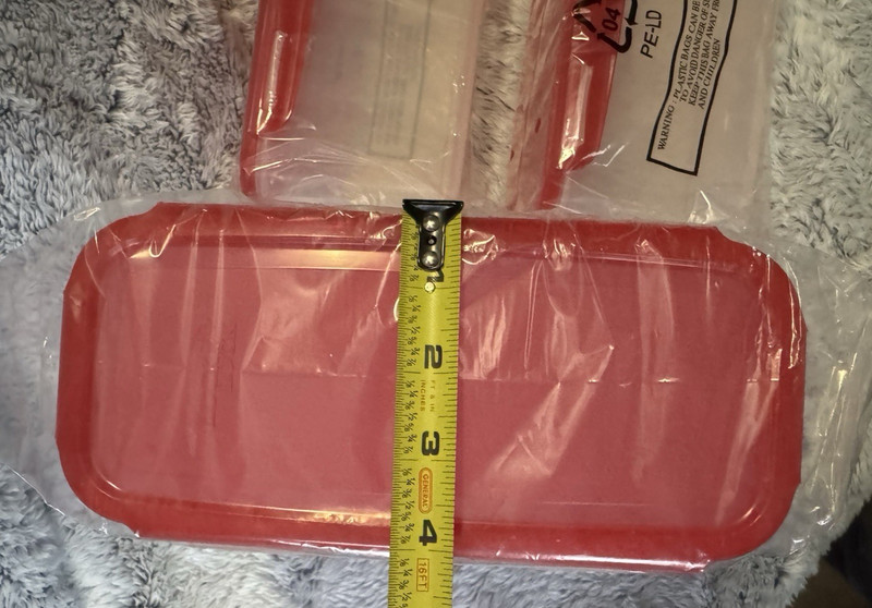 Lock n Lock 5 Piece Pantry Storage Set Cherry RED Lids - Various Sizes- NEW gallery