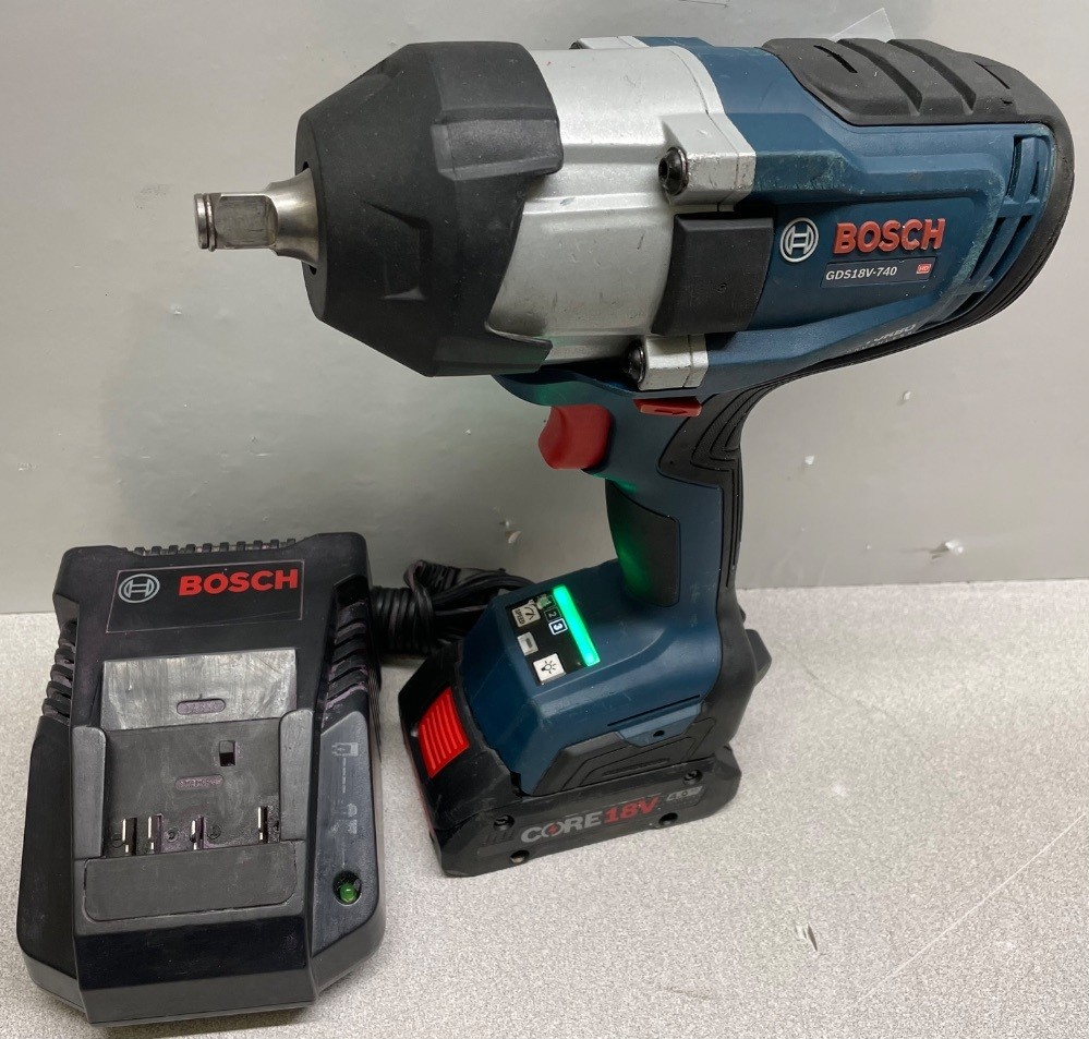 Bosch Profactor GDS18V-740N 18V Cordless 1/2 In. Impact Wrench Bundle gallery