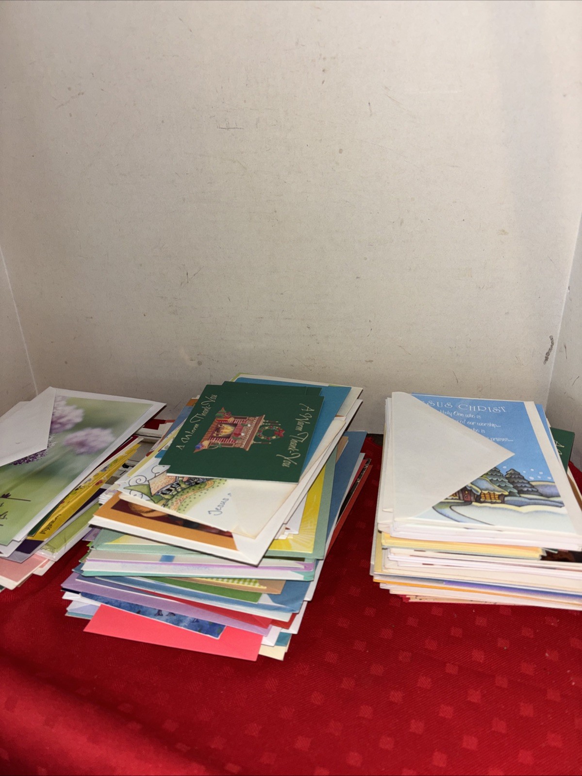 Vintage To Now 100+ Count Inspirational Christian Greeting Cards- Estate Find #0 gallery