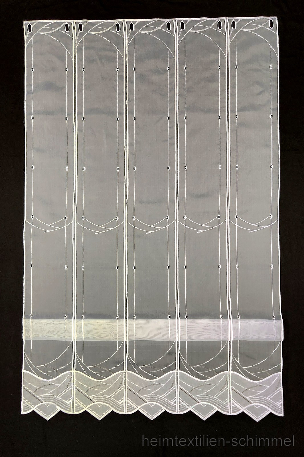 Clip Panneaux panel curtain panel hanger Roman blind various dimensions gallery
