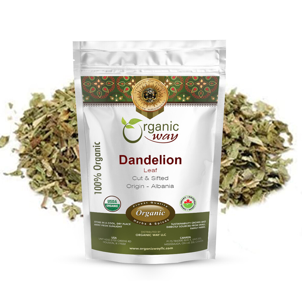 Organic Way Dandelion Leaf Cut & Sifted - Organic, Kosher & USDA Certified gallery