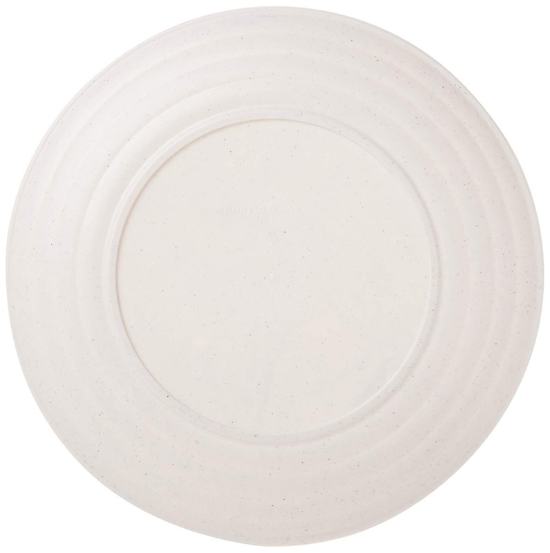 Nordic Ware Polypropylene Plates 10"L x 10"W x 0.88"H (Pack of 4), White gallery