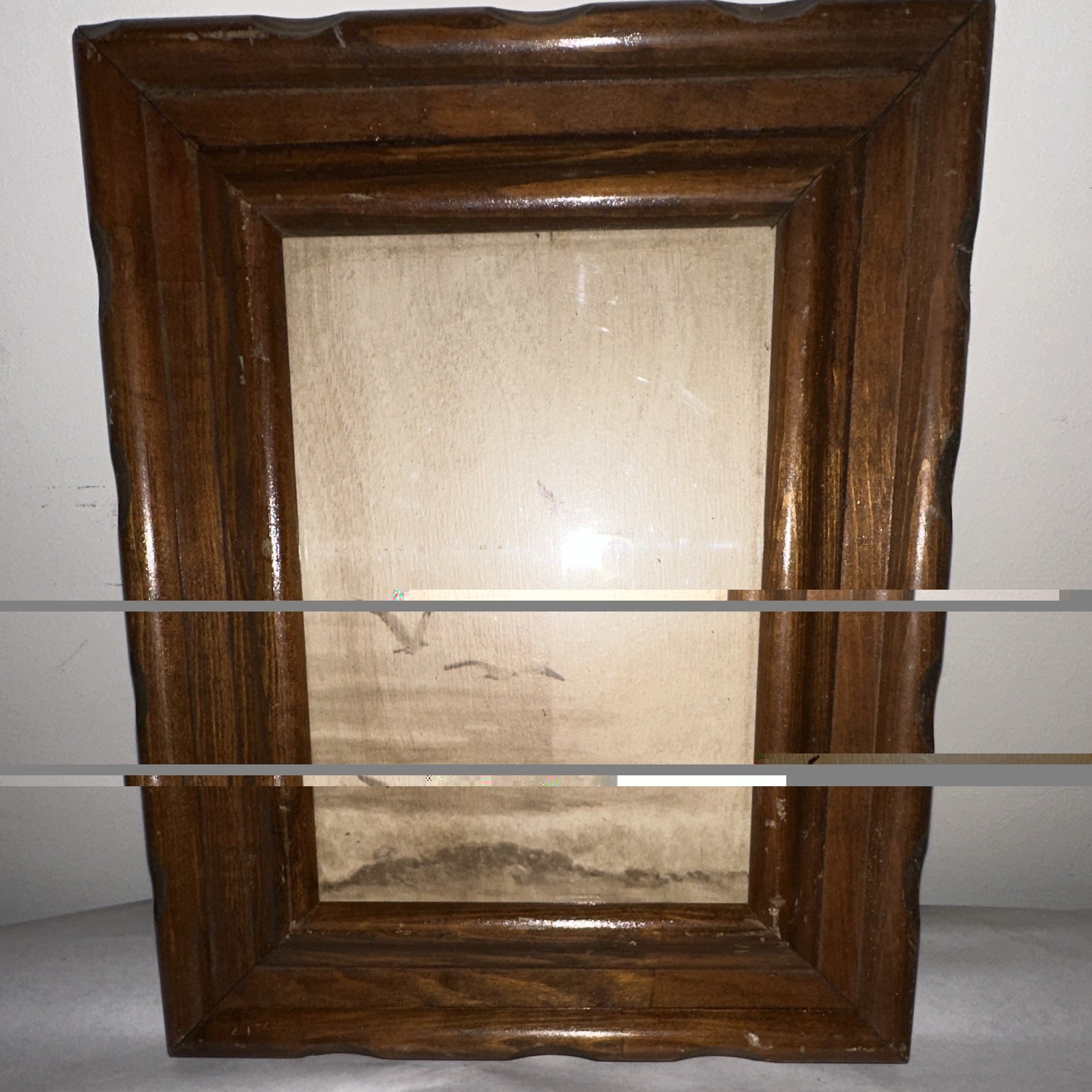 Brown Wood 8x10 Photo Frame Rectangle Portrait Wall Mounted Rear-Loading gallery
