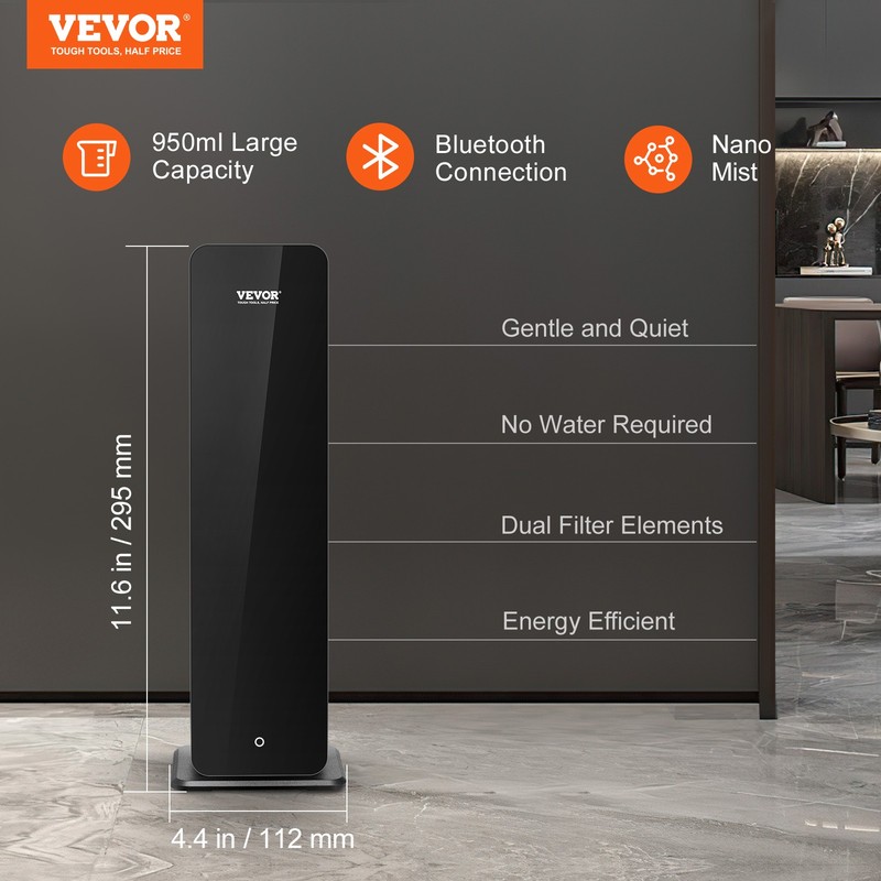 VEVOR Scent Air Machine 950ml Bluetooth Cold Air Diffuser 3000sq.ft Waterless gallery
