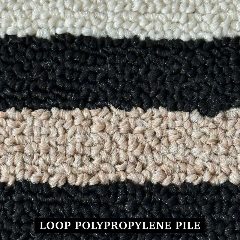 Custom Size Rubber Solid Bordered Design Black Non Slip Washable Runner Rug gallery