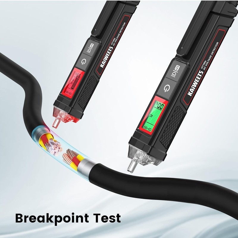 Compact Non-Contact Voltage Meter 12V-1000V - Live Wire and Null Wire Tester gallery