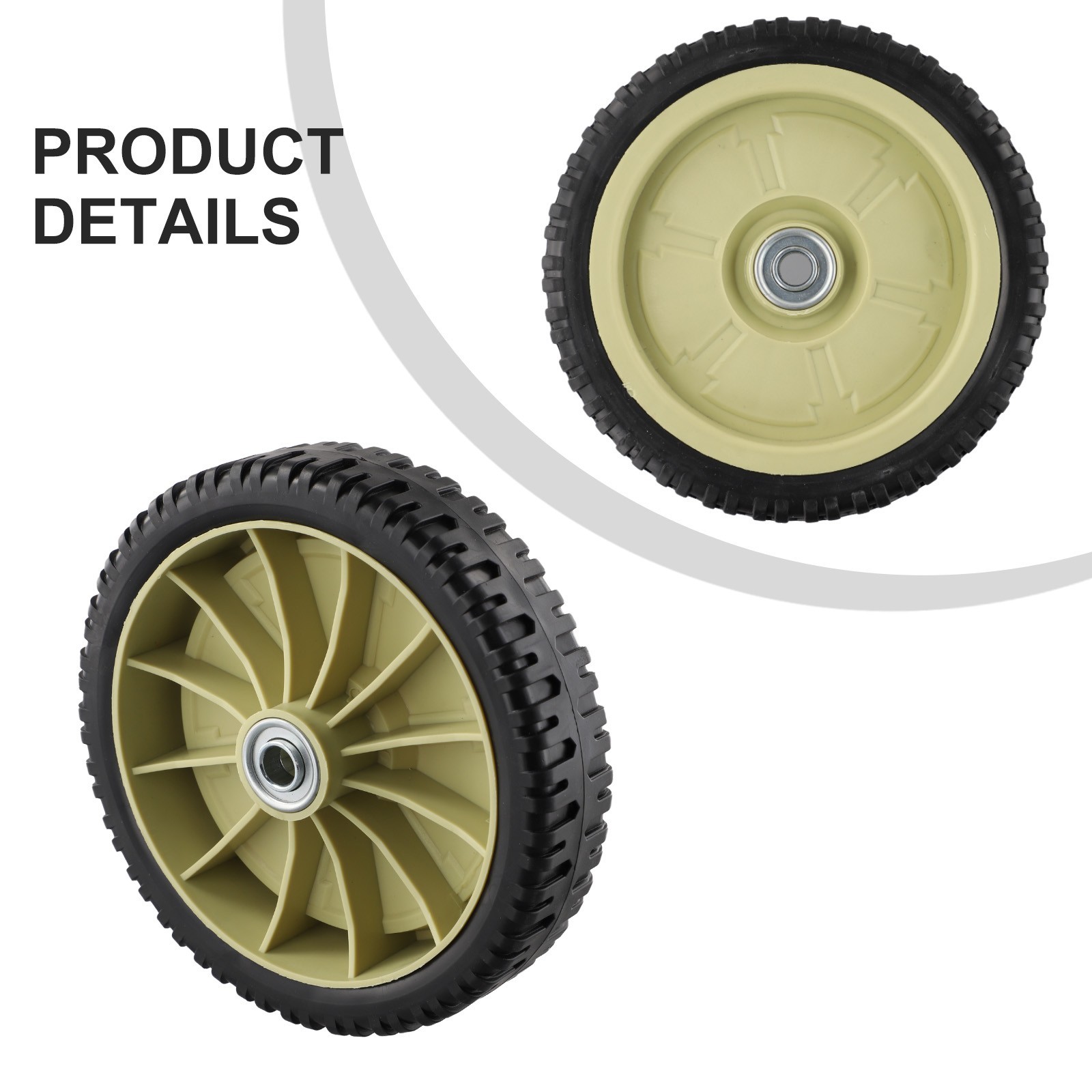 High Quality Rubber Wheel for Smooth and For Efficient Hand Push Lawn Mower gallery