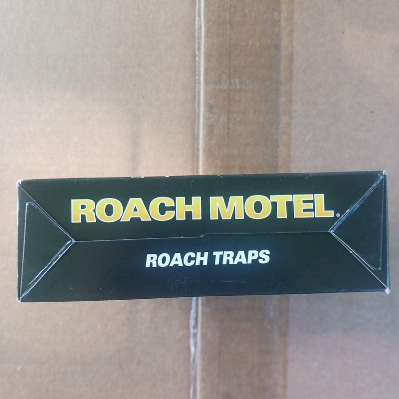 10 Black Flag Roach Motels Cockroach Bug Bait Glue Trap Spider Motel Lot Of 5pks gallery