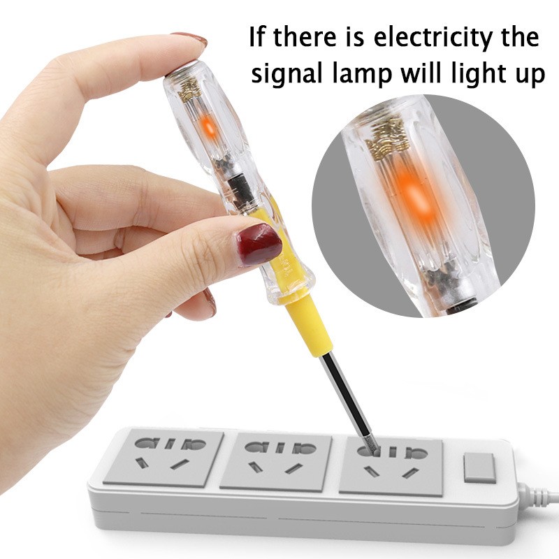 Mains Circuit Tester Electric Tester Pen Screwdriver Voltage Circuit Test Pen gallery