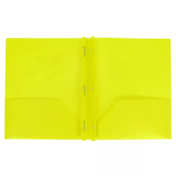 2 Pocket Plastic Folder with Prongs up&up $$$BUY MORE&SAVE$$$ 10 or 5 each order gallery
