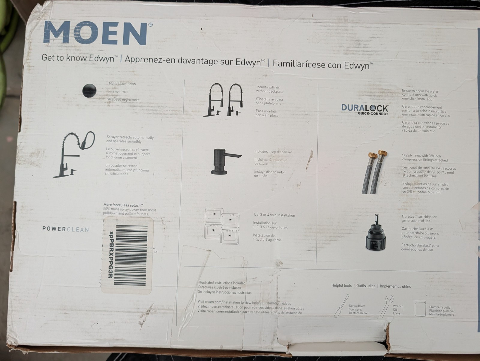 Moen Edwyn 87807BL Pulldown Kitchen Faucet - Matte Black gallery