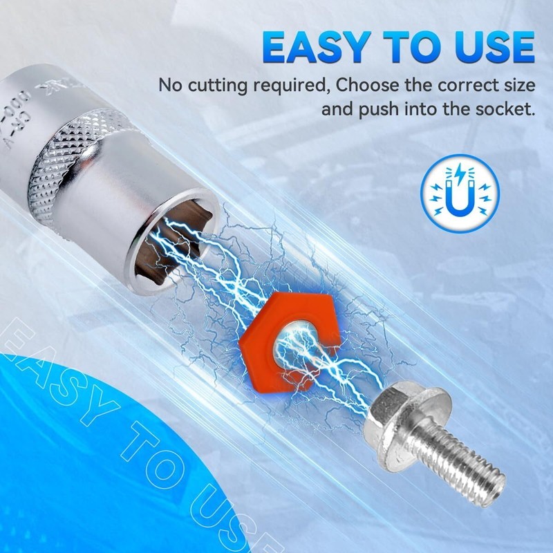 21PCS Magnetic Socket Insert Adapter Set SAE & Metric 5/16" - 7/8", 8mm-19mm gallery