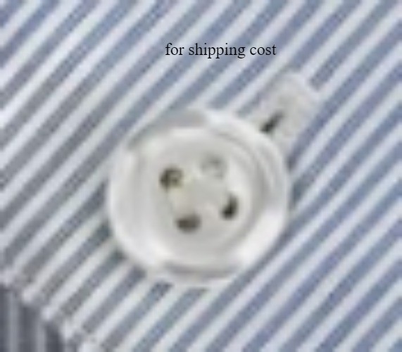 1 Plastic Pearlized Button, Used gallery