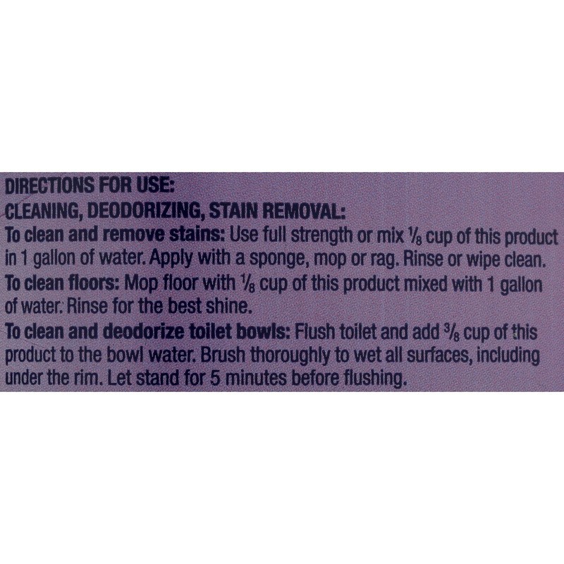 (3 pack) Multi Purpose Cleaner, Lavender Scent, 128 fl oz gallery