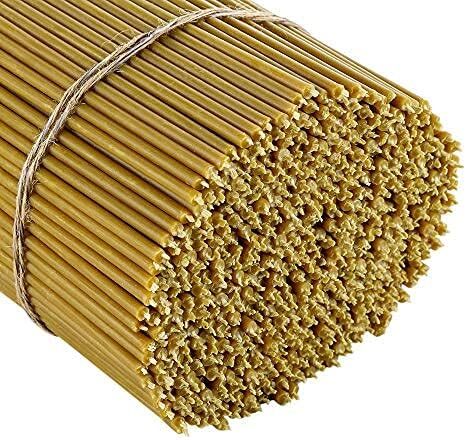 Danilovo Pure Beeswax Candles - No-Drip, Smoke-Less, Tall, Thin Taper Candles gallery