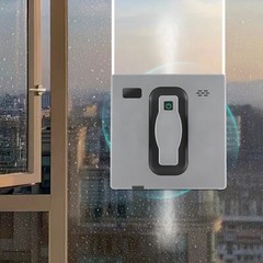 Automatic Window Vacuum Cleaner Cleaning Robot With Remote Auto Water Spray 65dB