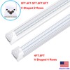 T8 Linkable LED Shop Light 2FT 4FT 6FT 8FT 120W LED Light Bulb Shop Lamp Fixture gallery
