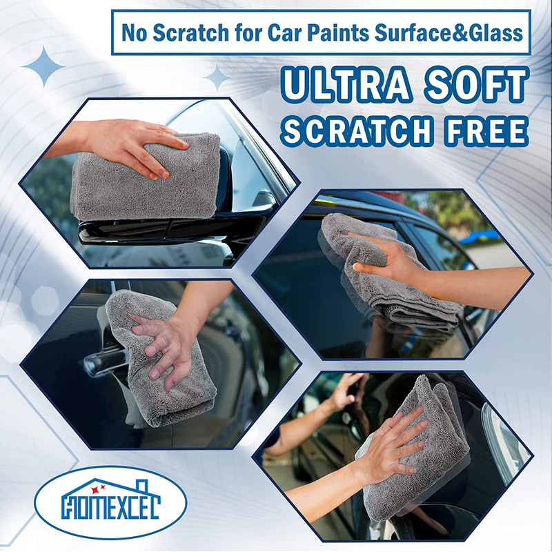 Professional Large Microfiber Car Drying Towels 2 Pack, Lint Free, Scratch Free, gallery