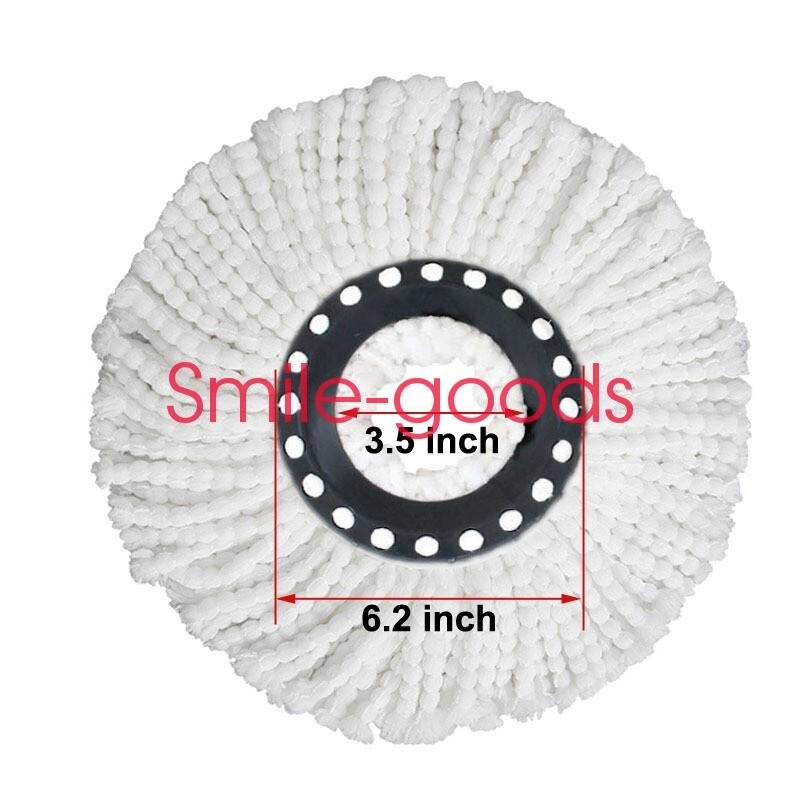 4pcs Replacement Microfiber Mop Head Refill For Spin Mop 360° Easy Cleaning Tool gallery