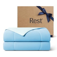 Evercool Cooling Comforter, Full/Queen, Full / Queen (90″x90″) Aqua Blue