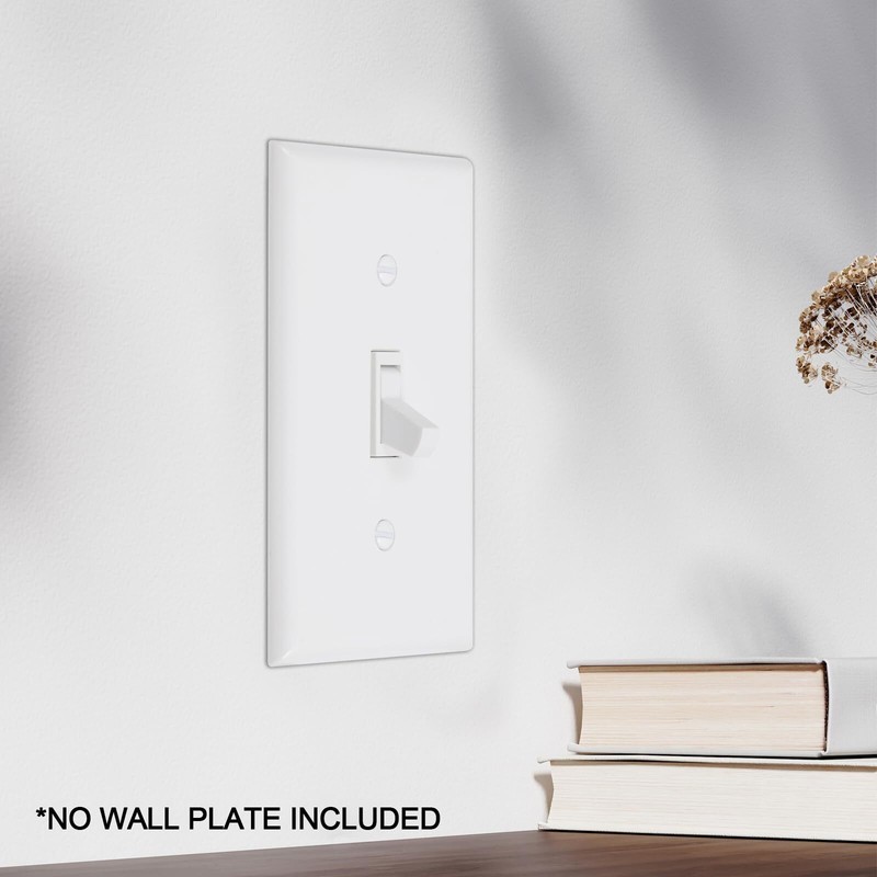 Quiet Toggle Light Switch 15a 120v Ac Residential & Commercial Grade Ul Listed gallery