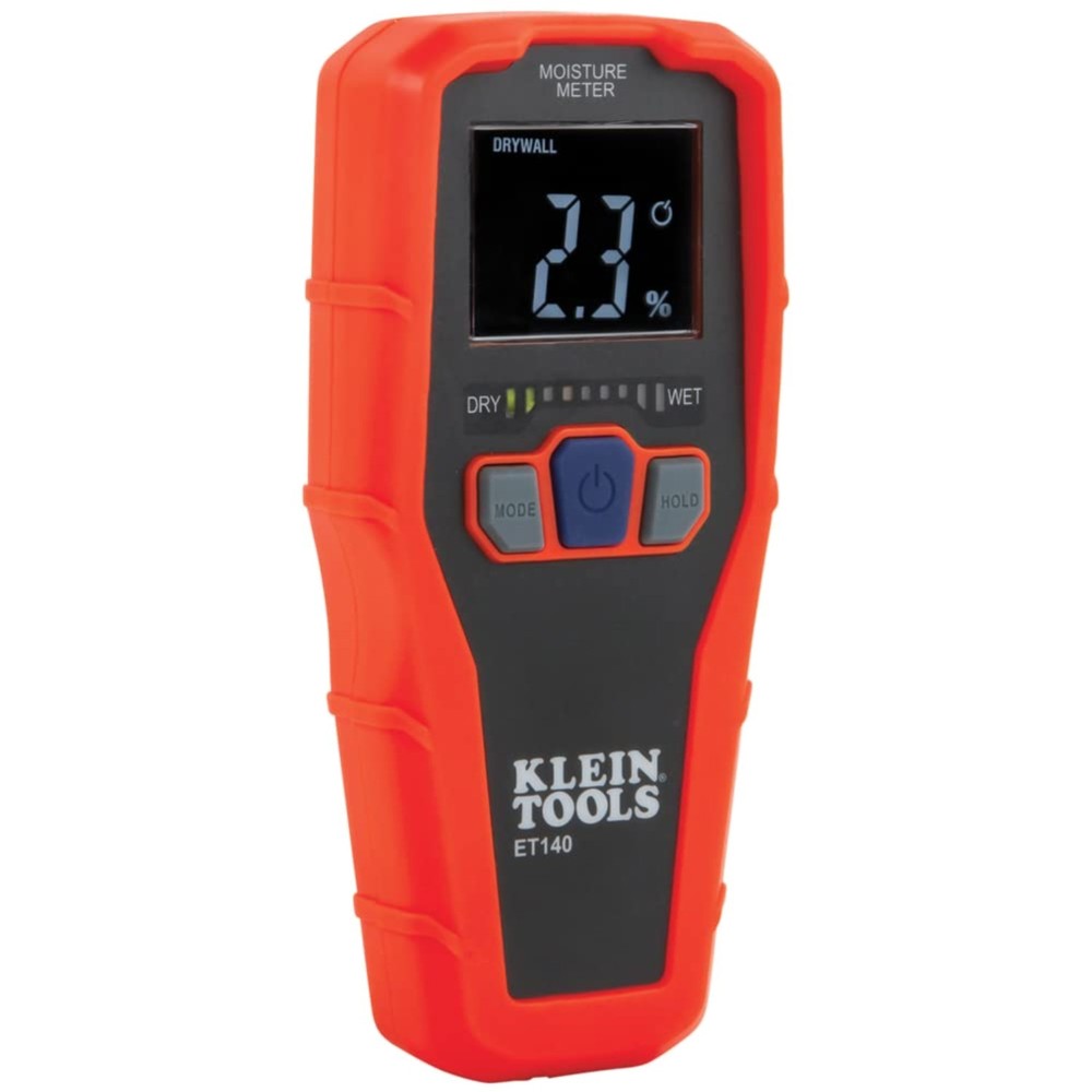 Klein Tools ET140 Pinless Moisture Meter: Non-Destructive Detection Up to 3/4...