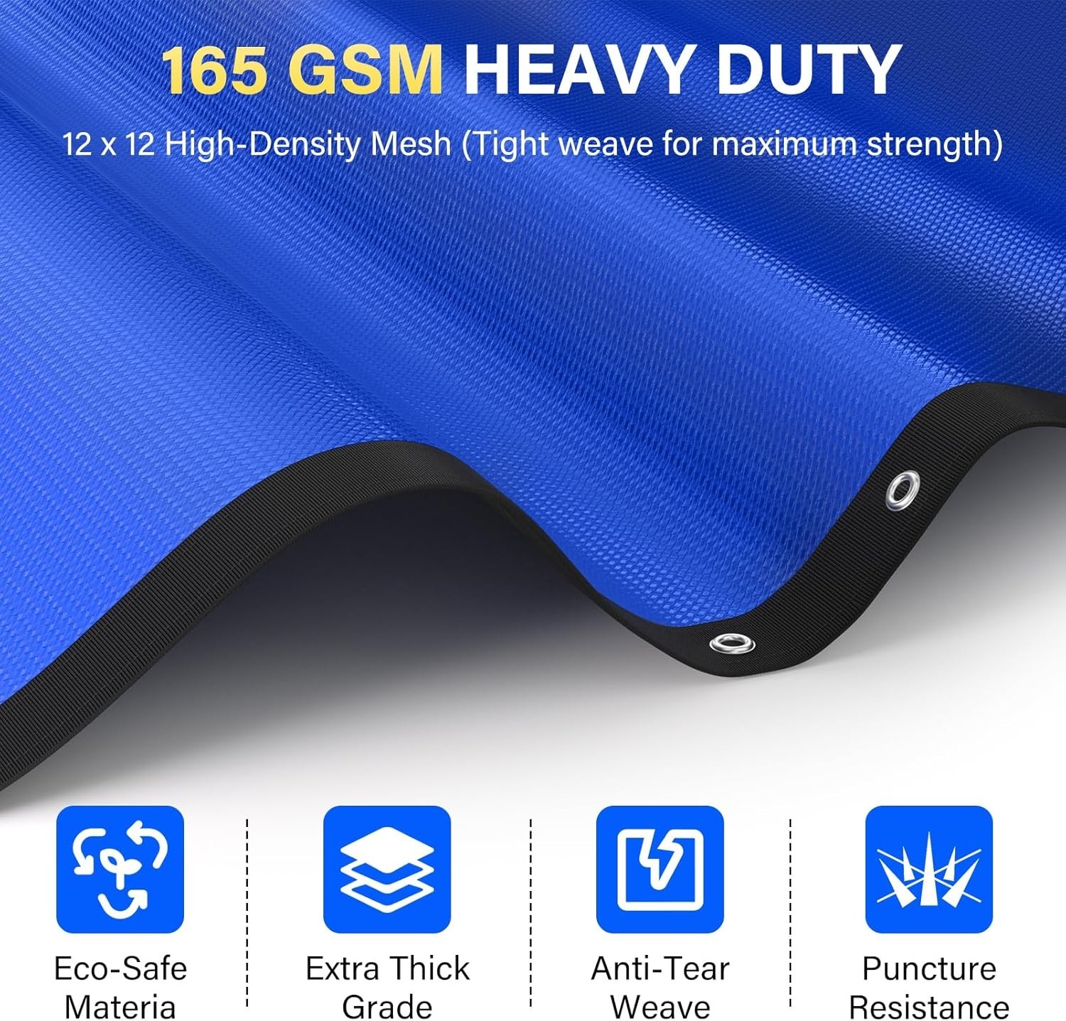 21FT Round Pool Liner Pad for Above Ground Pools, 165 GSM Thickened Puncture-Res gallery