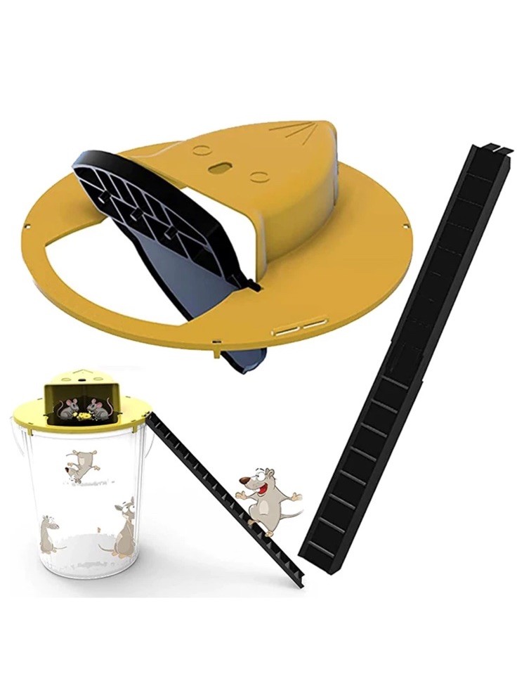 Mouse Rat Trap Flip & Slide Mouse Trap Bucket Catcher Slide Bucket Lid 2 PACK gallery