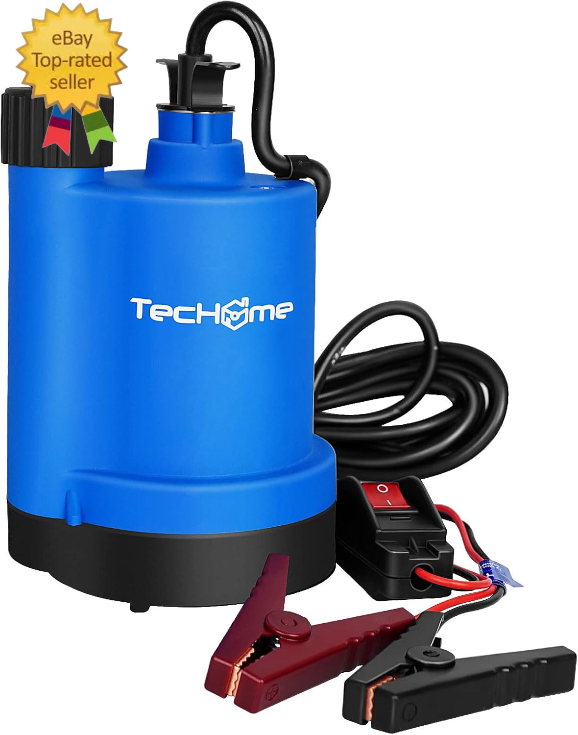 12V Pump，1500Gph Water Transfer Pump Sump Pump Submersible Water Pump, with 20 F gallery