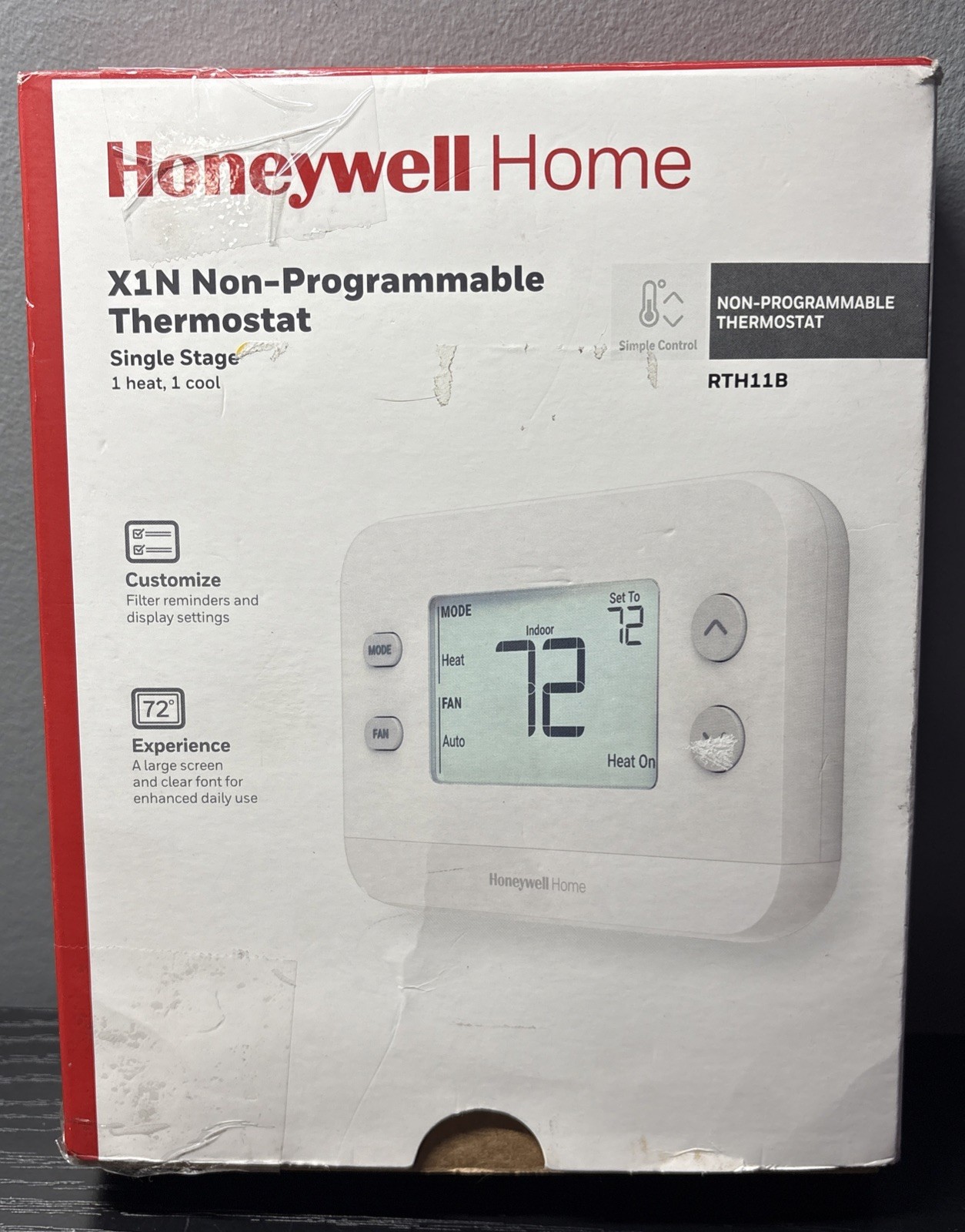 Honeywell Home X1N Non-Programmable Thermostat (RTH11B) gallery