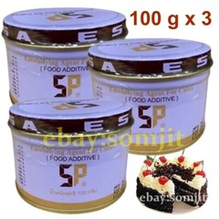 SP Emulsifying Additive Agent Food for Sponge Cake Bakery Ingredient 100 g x 3 .