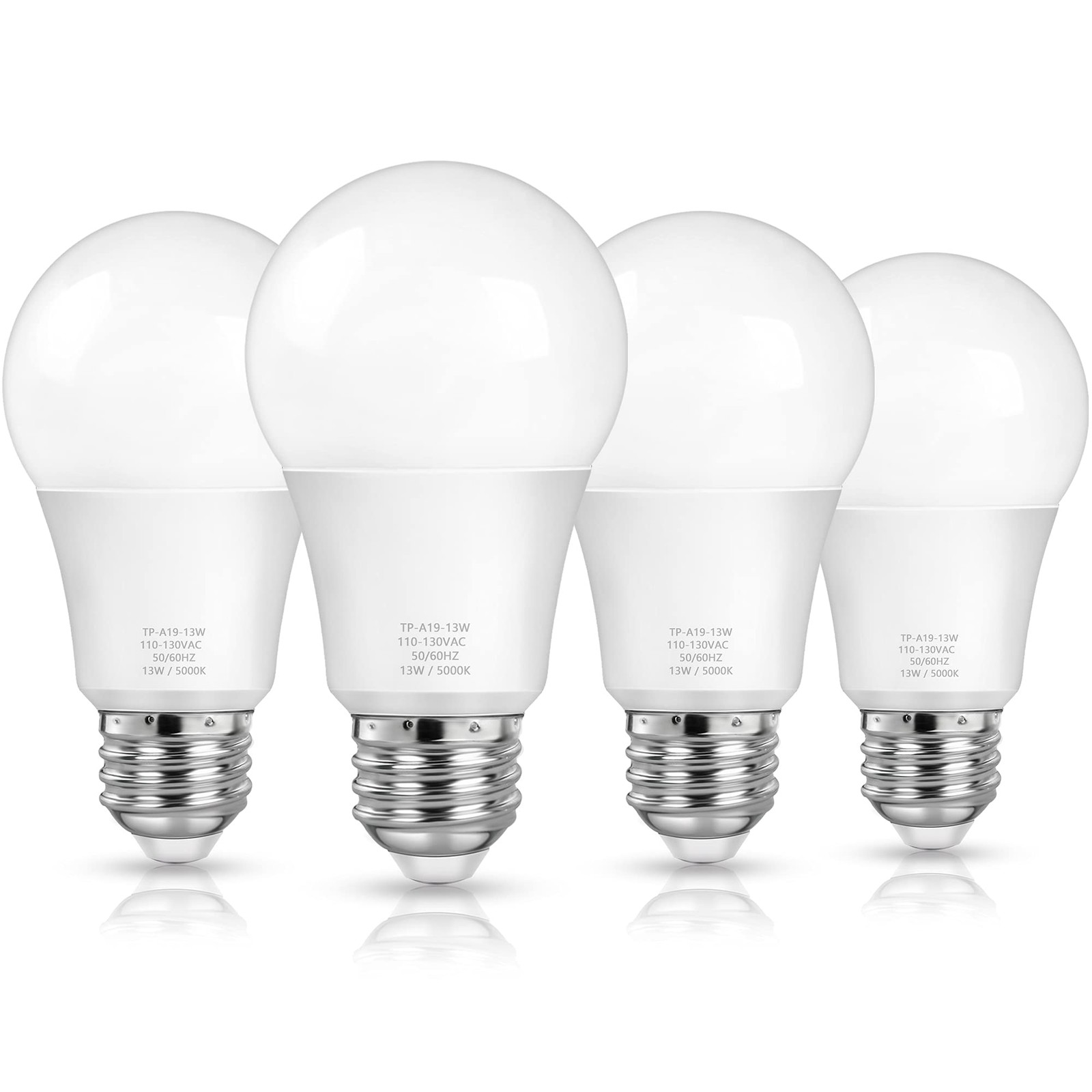 A19 LED Light Bulbs, 100 Watt Equivalent LED Bulbs, Daylight White 5000K, 150... gallery