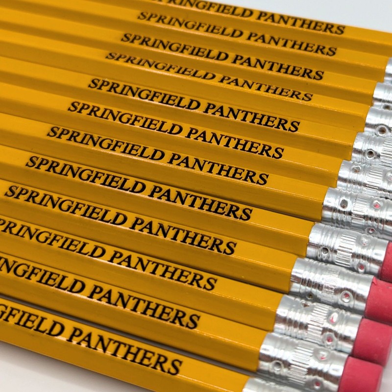 Custom Pencil Engraved Bulk Personalized Business School Teacher Gift gallery