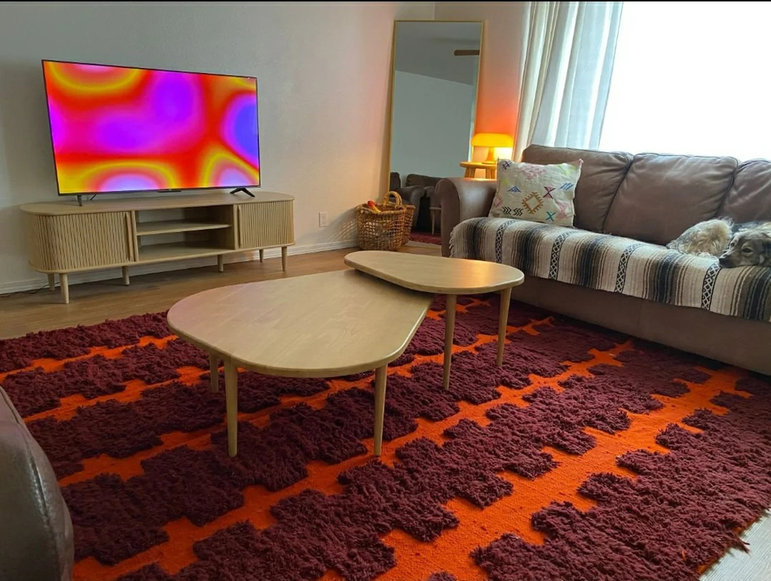 Morrocan chekerboard Rug, Authentic Berber Rug Bohemian Style Rug For Living gallery