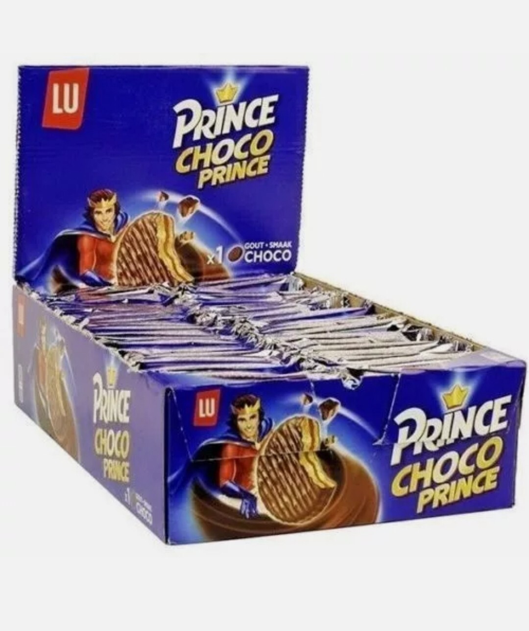 Lu Prince Choco Chocolate biscuits 40 pcs Box Made in Belgium--Free Shipping-- gallery