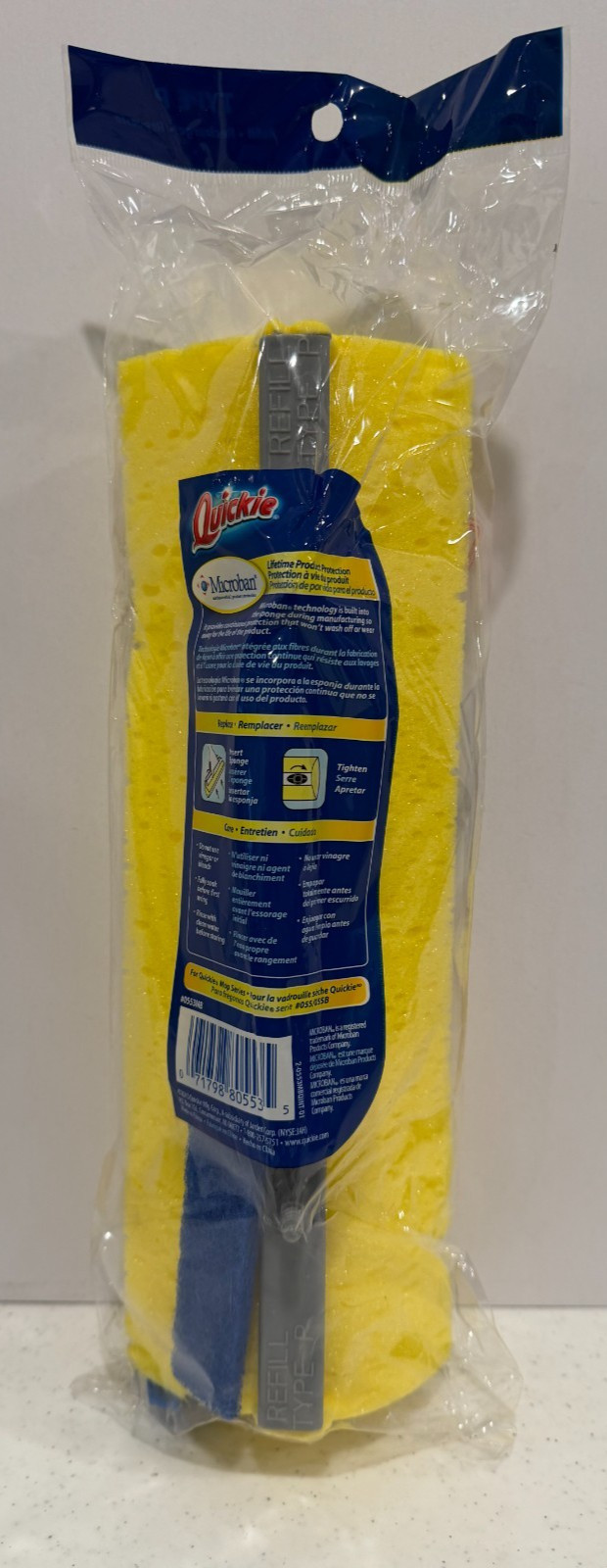 QUICKIE Type "P" Jumbo Roller Mop Refill - Fits #055/#055B New FREE SHIPPING gallery