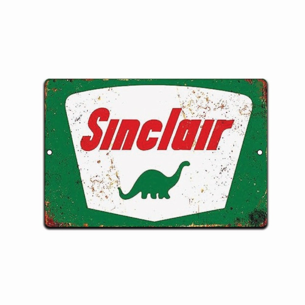8X12IN TIN SIGN Sinclair Gas Rustic Gas Station Metal Sign Décor Garage AutoShop gallery