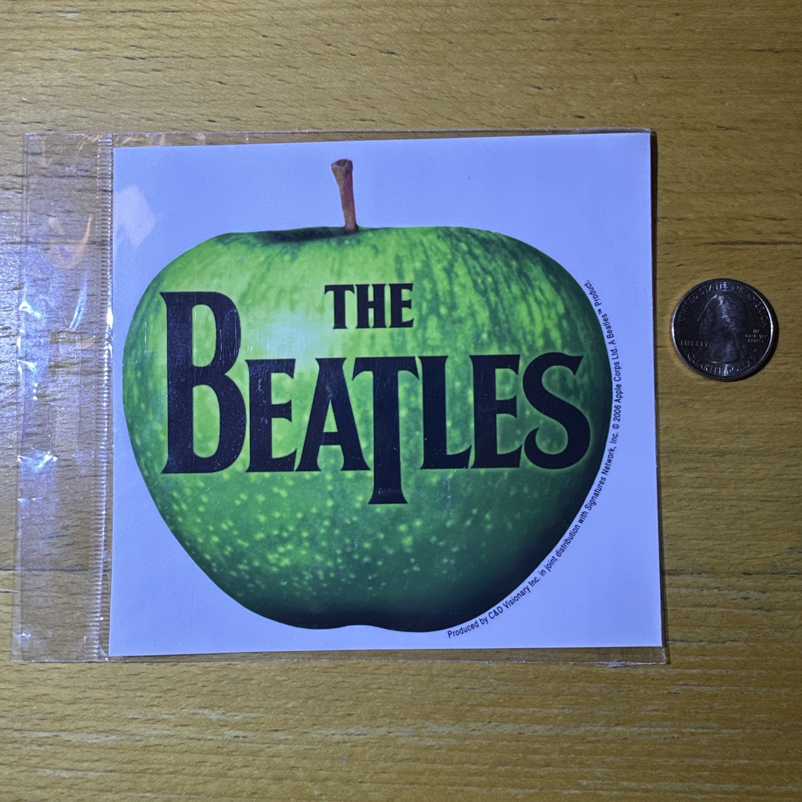 The Beatles Green Apple Records - Vinyl Sticker - 5 x 5 inches gallery
